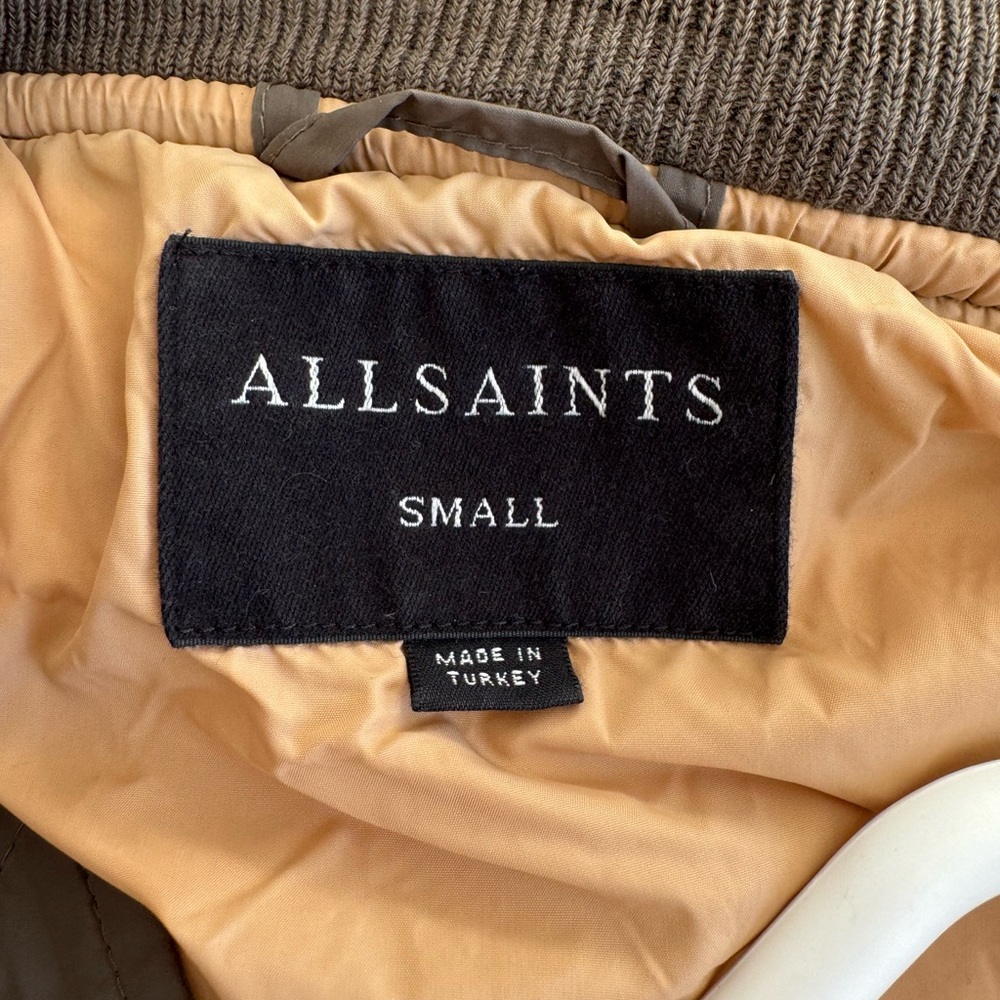 All SAINTS Green Bomber Jacket, Size S - Picture 12 of 13